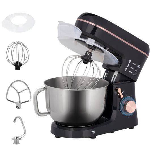Stand Mixer 5L 1400W for Baking with Stainless Steel Bowl globalswanky 01