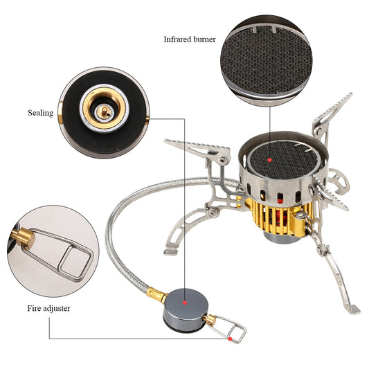 Stove Head Camping Stove Outdoor Cookware for Travel Cooking globalswanky 02