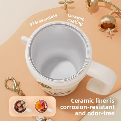 Straw Tumbler Large Capacity Ceramic Cup Global swanky 1
