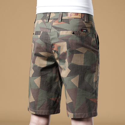 Stylish Camo Commuter Shorts For Men Global swanky 3