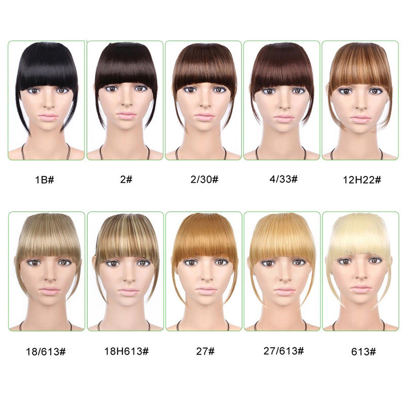 Stylish European & American-Style Wig with Side-Swept Bangs globalswanky 01