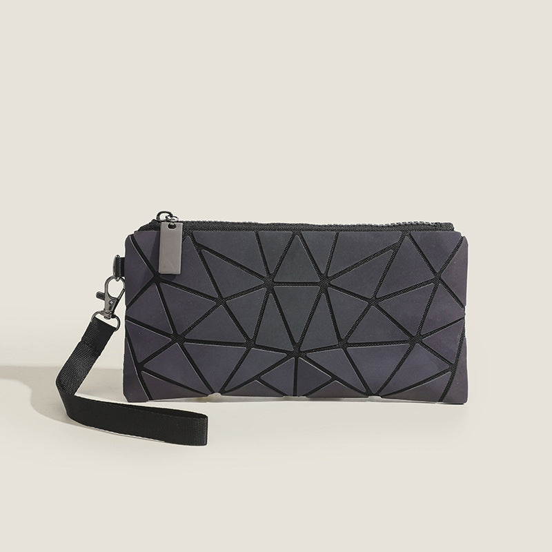Stylish Irregular Patchwork Geometric Pattern Clutch for Every global swanky 1