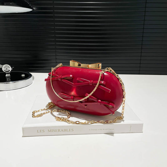 Stylish Mini Heart-Shape Plaid Clutch Women's Shoulder Bag globalswanky 02