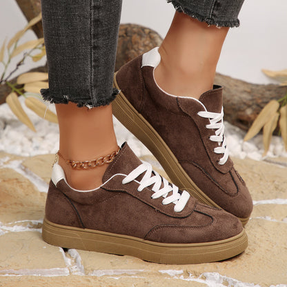 Suede Casual Sports Shoes for Women Daily Walking Comfort Use Global swanky 3