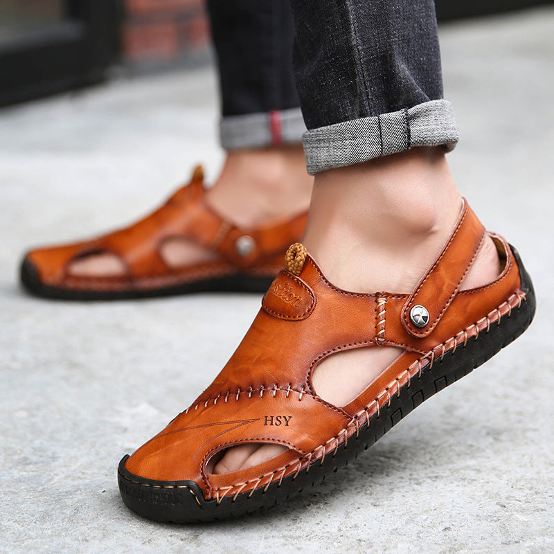 Summer Baotou Sandals Men for Outdoor Beach Casual Daily Wear Global swanky  1