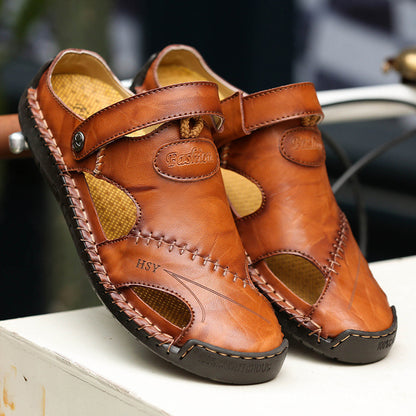 Summer Baotou Sandals Men for Outdoor Beach Casual Daily Wear Global swanky  2