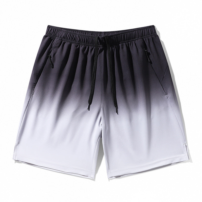 Summer Gradient Ice Silk Shorts – Men's Beach & Sports Pants global swanky 3