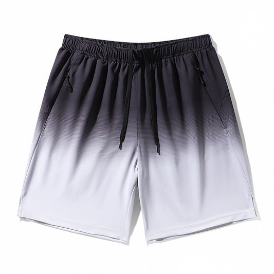 Summer Gradient Ice Silk Shorts – Men's Beach & Sports Pants global swanky 3