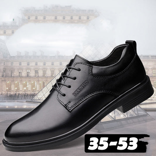  Summer Leather Formal Shoes Mulin Sen Brand Extra Large Sizes
global-swanky 3