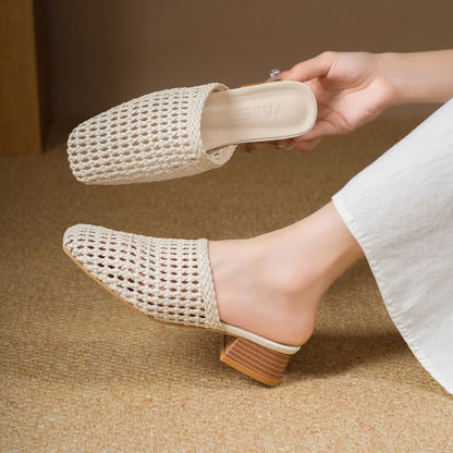 Summer New Arrival Womens Fashion Sandals With Woven Uppers global swanky 1