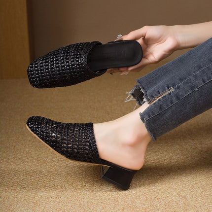 Summer New Arrival Womens Fashion Sandals With Woven Uppers global swanky 2