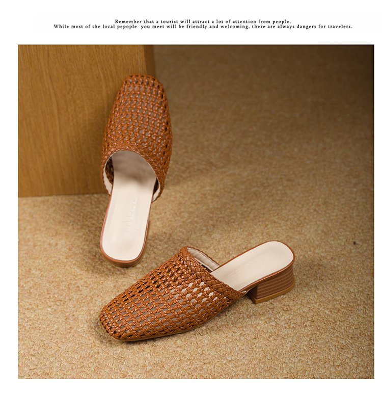 Summer New Arrival Womens Fashion Sandals With Woven Uppers global swanky 3
