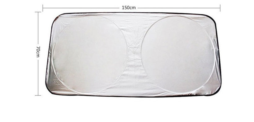 Sun Block Coated Silver Cloth Double Circle Outdoor Cover global swanky 3