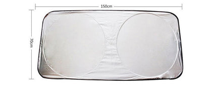 Sun Block Coated Silver Cloth Double Circle Outdoor Cover global swanky 3