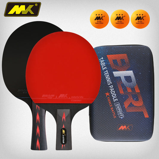 Table Tennis Racket with Durable Paddle and Spin Control global-swanky 1