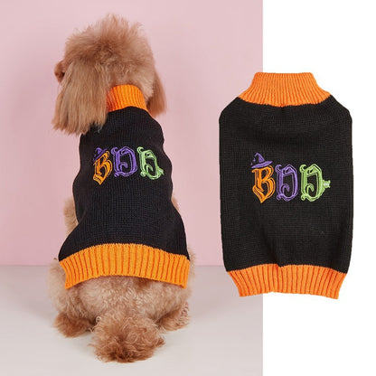 Thanksgiving Pet Clothes Lapel Retro Plaid Contrast Color Global swanky 3