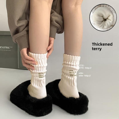 Thick-Knit Workwear Style Socks for Outdoor Daily Wear Now globalswanky 01