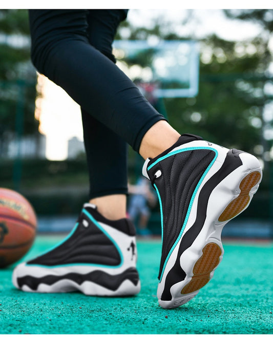 Thick Bottom Wear-resistant High-top Basketball Shoes Global swanky 3