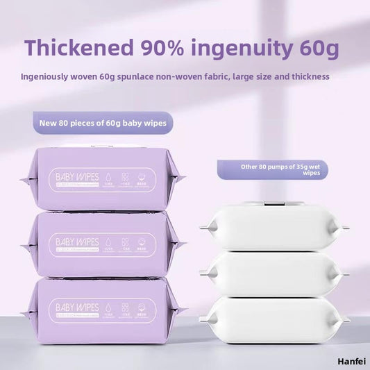 Thick Pearl Texture Baby Wet Wipes for Gentle Cleaning Uses Global Swanky 2