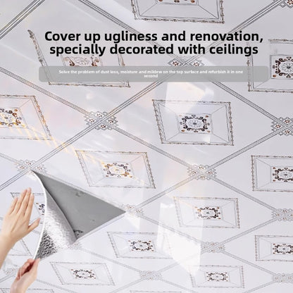 Thickened Ceiling Sticker Wallpaper for Bedroom Home Decor globalswanky 01