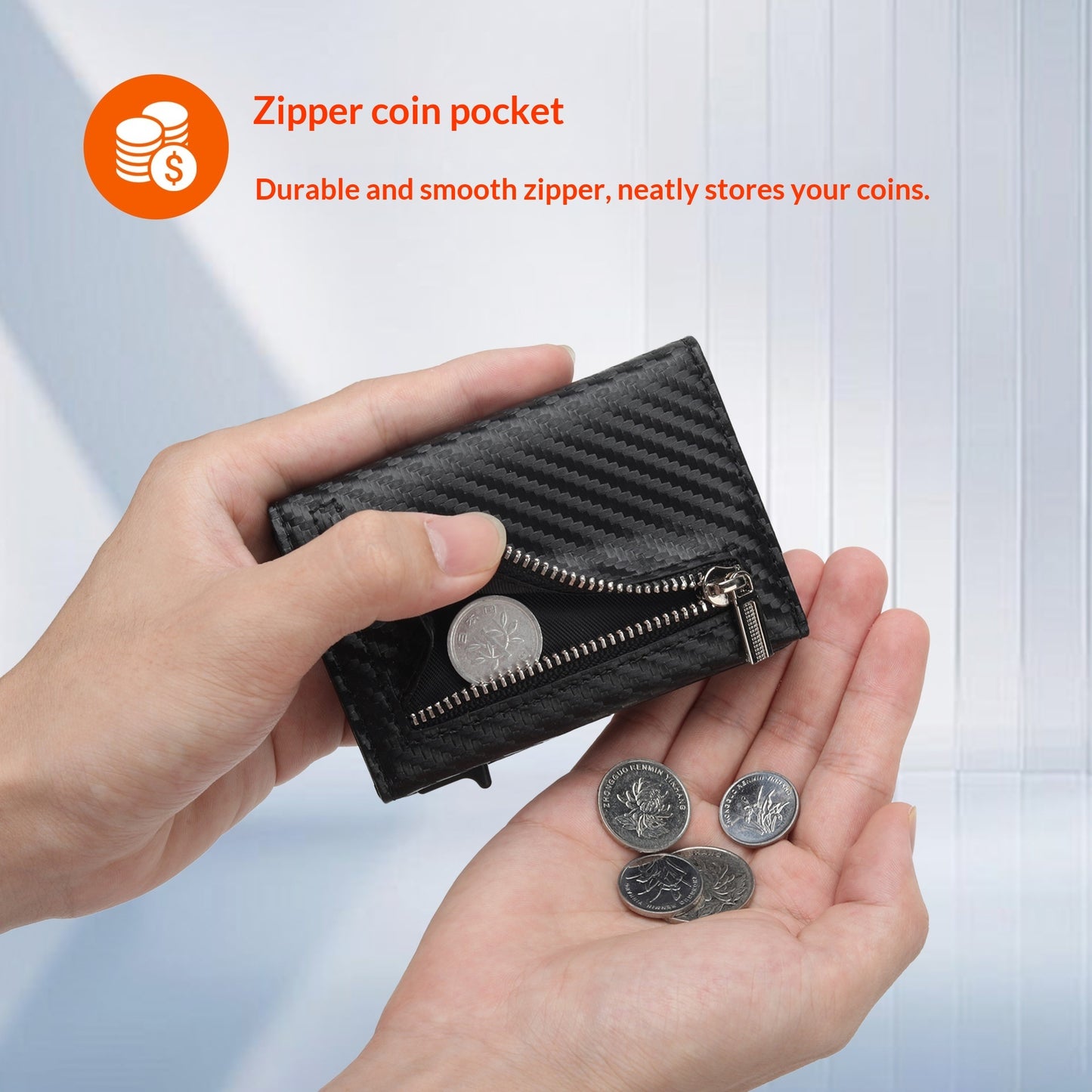 Three-Fold Leather Wallet Men Multi Functional Card Holder 
global-swanky 1
