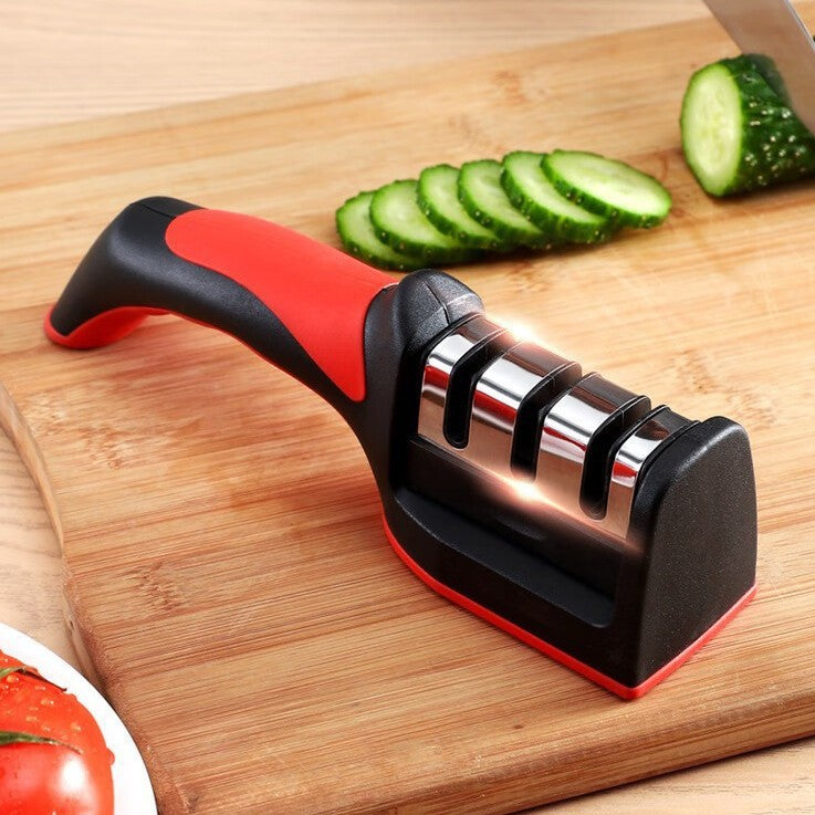 Three-Stage Handheld Knife Sharpener for Home Kitchen Knives  global-swanky 1