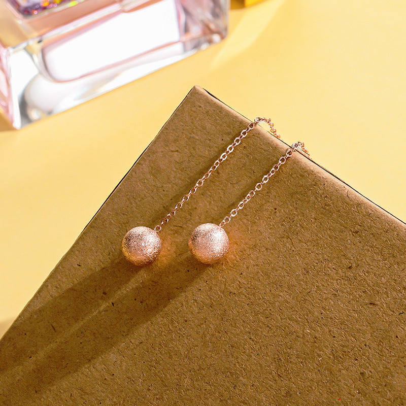 Titanium Steel Bead Earrings Korean Style Chic Jewelry Wear globalswanky 03