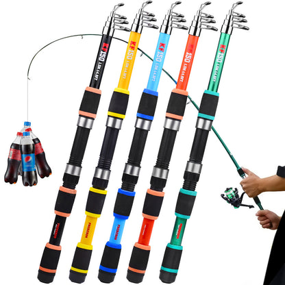 Tossing Casting Rods Fishing Wheel Fishing Rod Combination Suit Global swanky 2