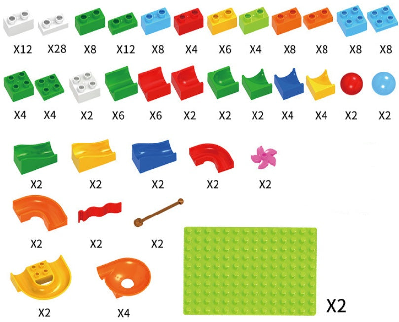 Track Building Blocks for Kids Learning & Fun Play Global swanky 2