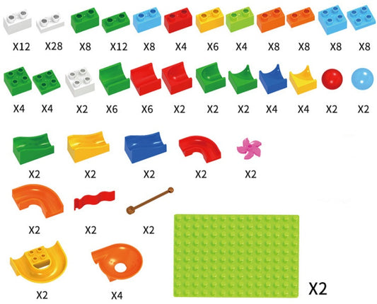 Track Building Blocks for Kids Learning & Fun Play Global swanky 2