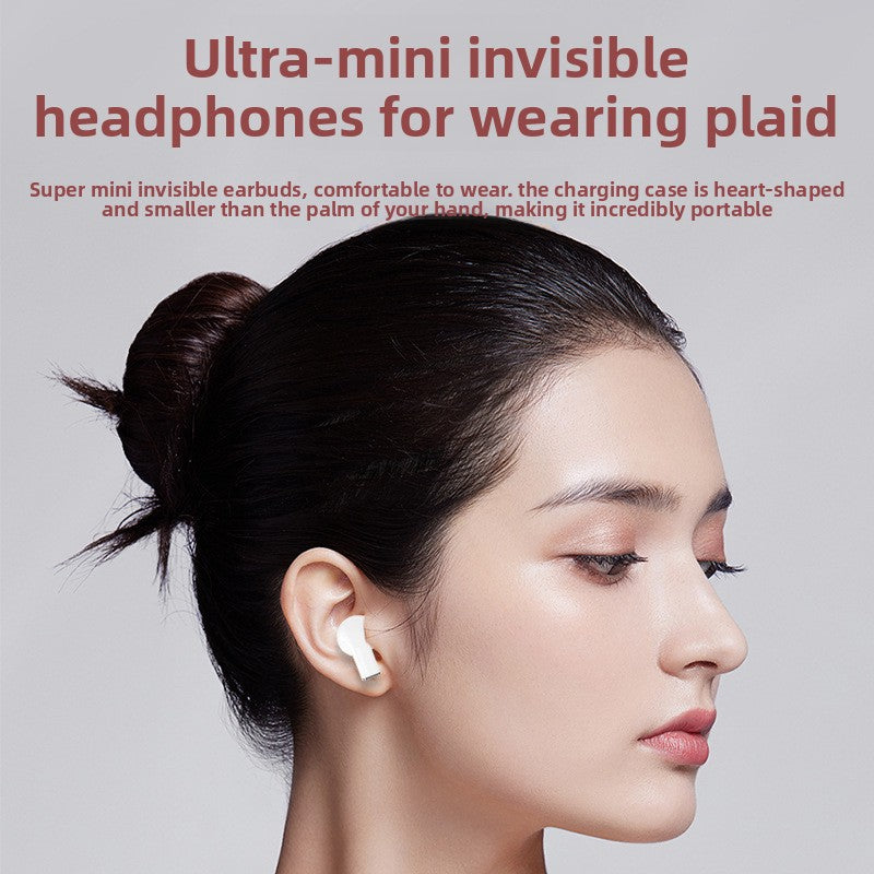 Transformable Heart-Shaped Bluetooth Earbuds Stylish Sound global-swanky 2