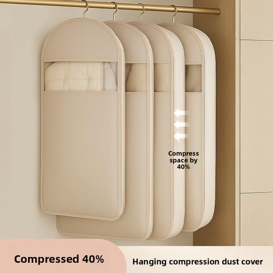 Transparent Compression Clothing Dust Cover for Travel Packing Global Swanky 01