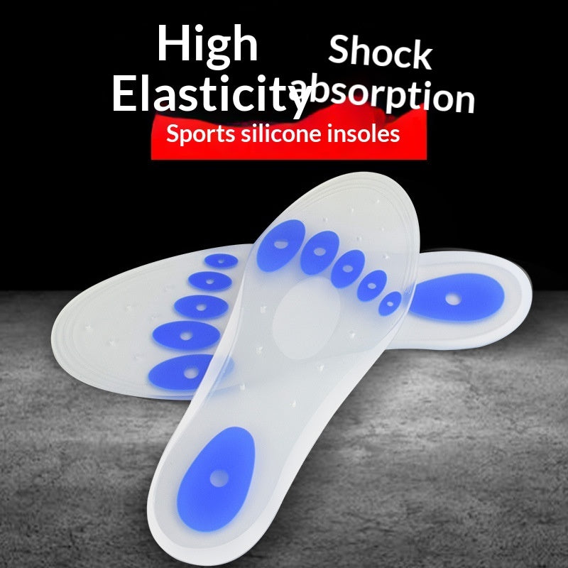 Transparent Silicone Men’s Insoles for Soft Shoe Comfort Wear Global swanky 