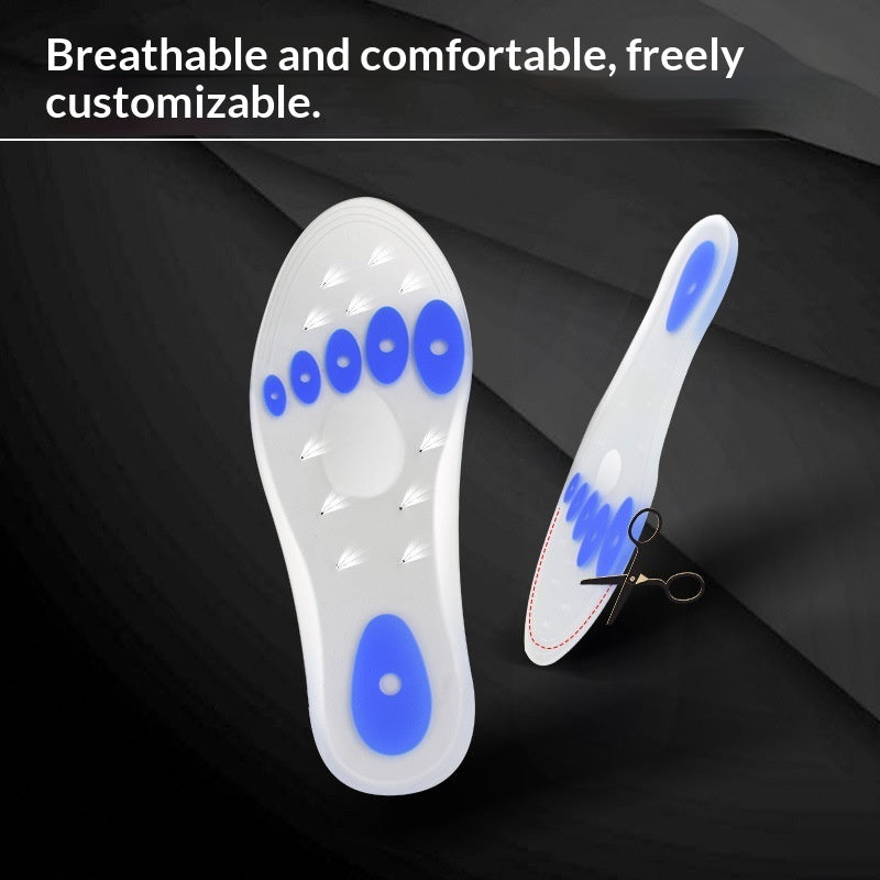 Transparent Silicone Men’s Insoles for Soft Shoe Comfort Wear Global swanky 1