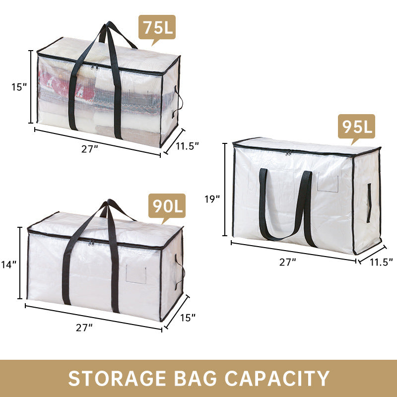Transparent Storage Bags with Waterproof Protection for Home globalswanky 03