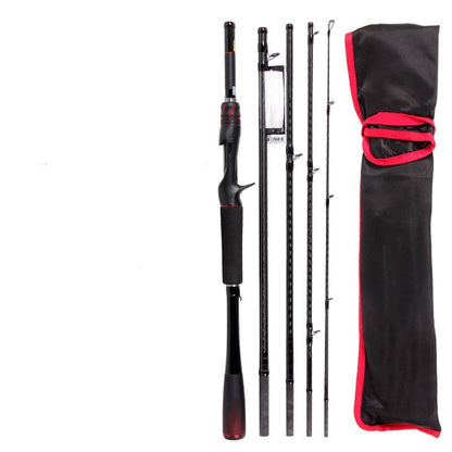 Traveling Portable Multi Section Fishing Rod Global swanky 1