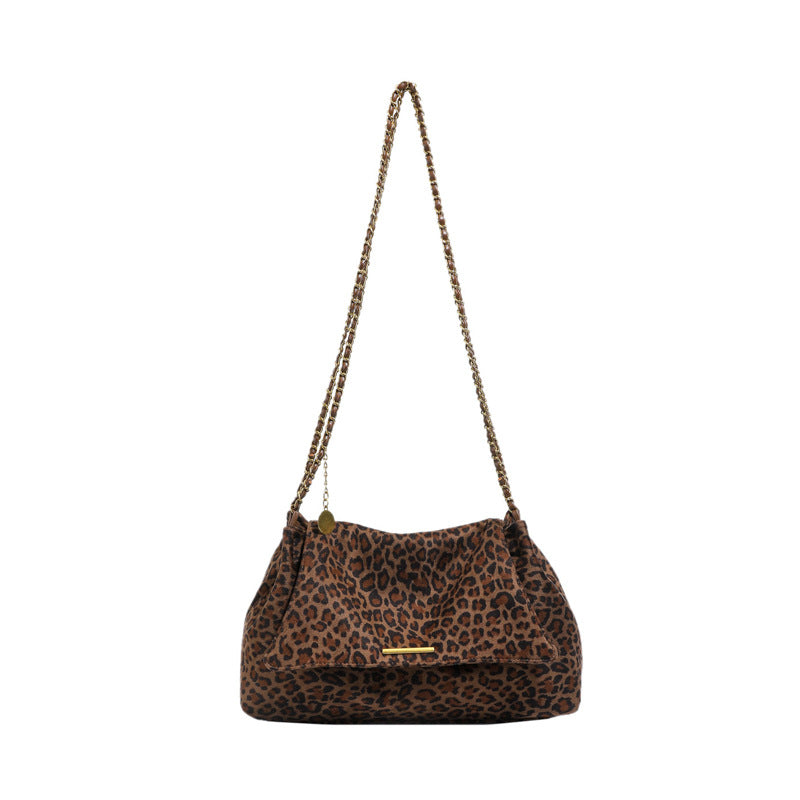 Trendy Leopard-print Shoulder Bag – Fashionable & Spacious Design globalswanky 3
