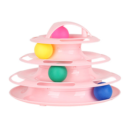 Turntable four-layer pet cat toy Global swanky 3