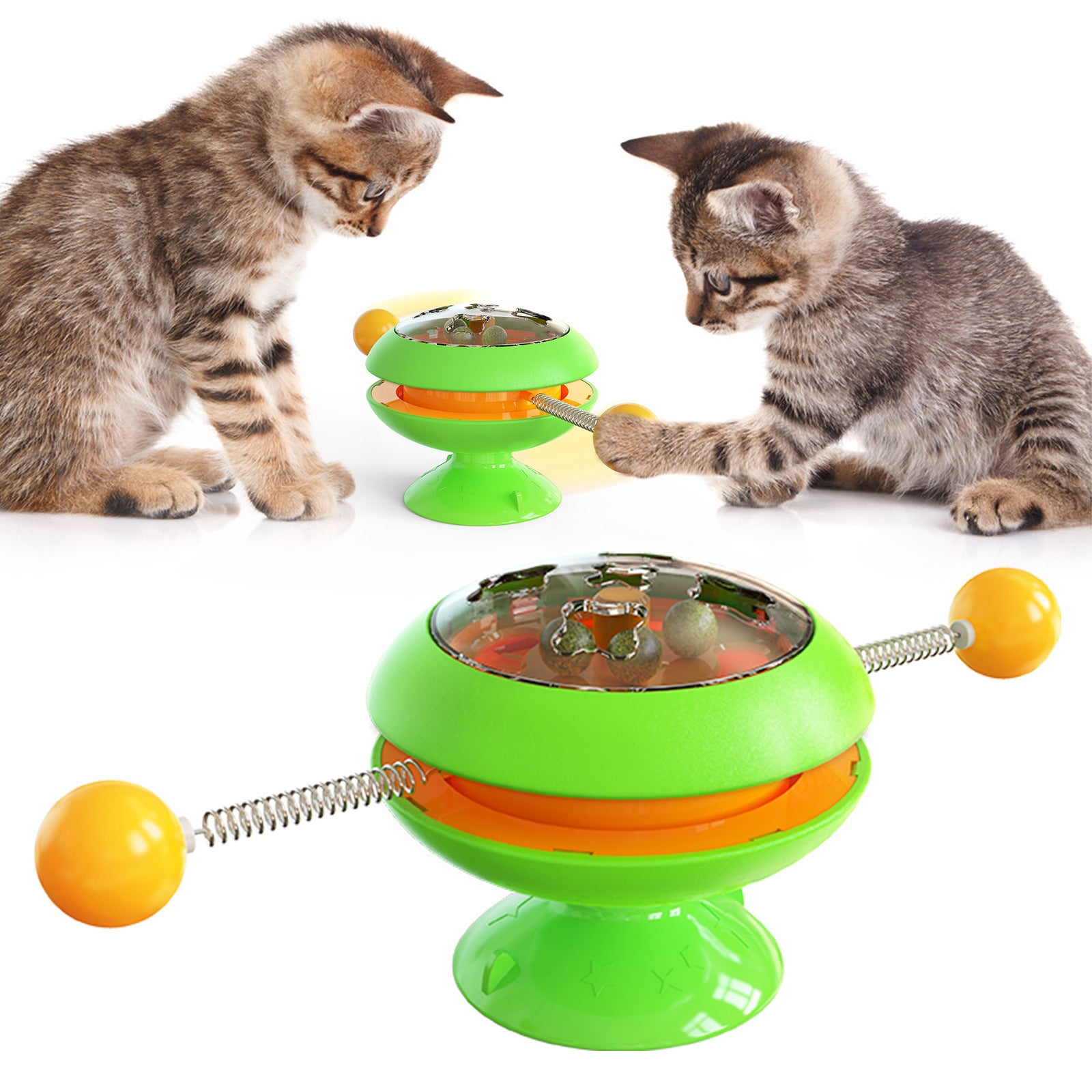 Turntable funny cat stick toy Global swanky 2
