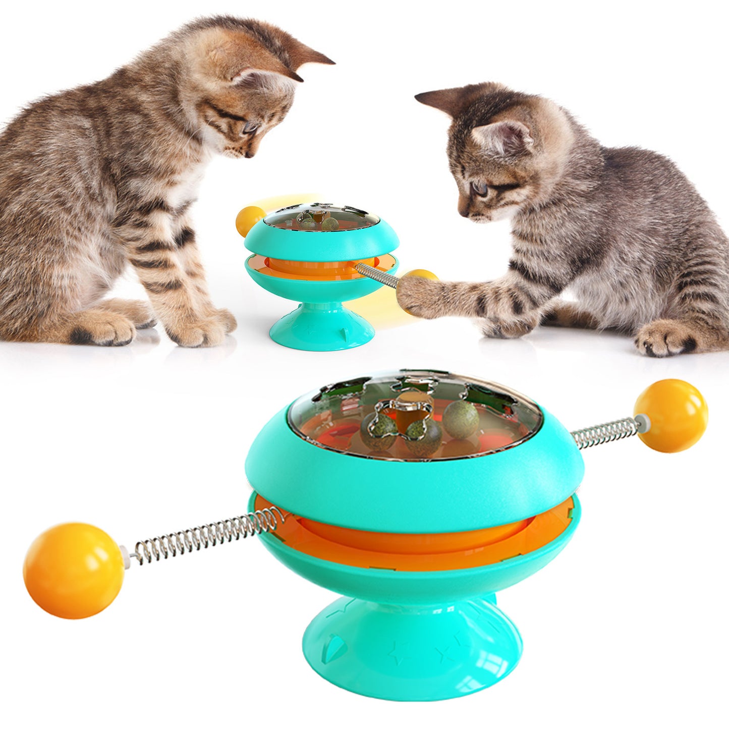 Turntable funny cat stick toy Global swanky 3