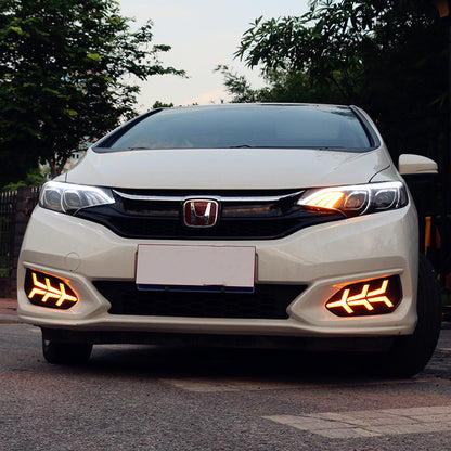 Two-Color Daytime Running Lights for Modified Car Styling Kit Global swanky 1
