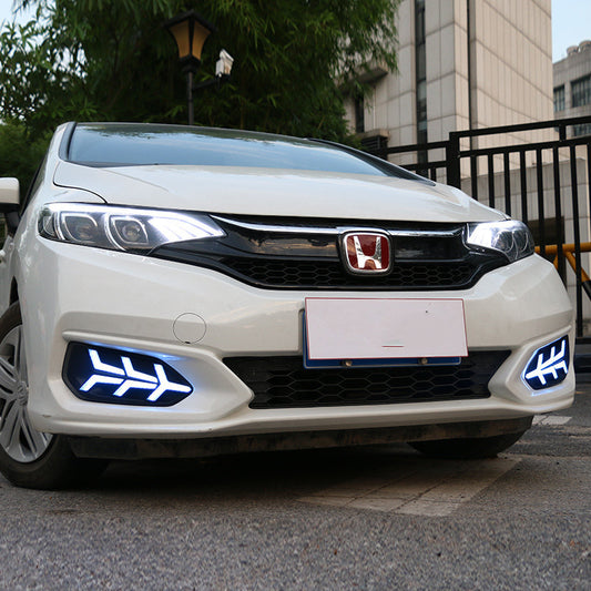 Two-Color Daytime Running Lights for Modified Car Styling Kit Global swanky 3