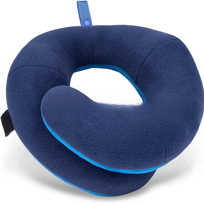 U-Shaped Travel Neck Pillow for Home Rest and Trips Comfort globalswanky 01