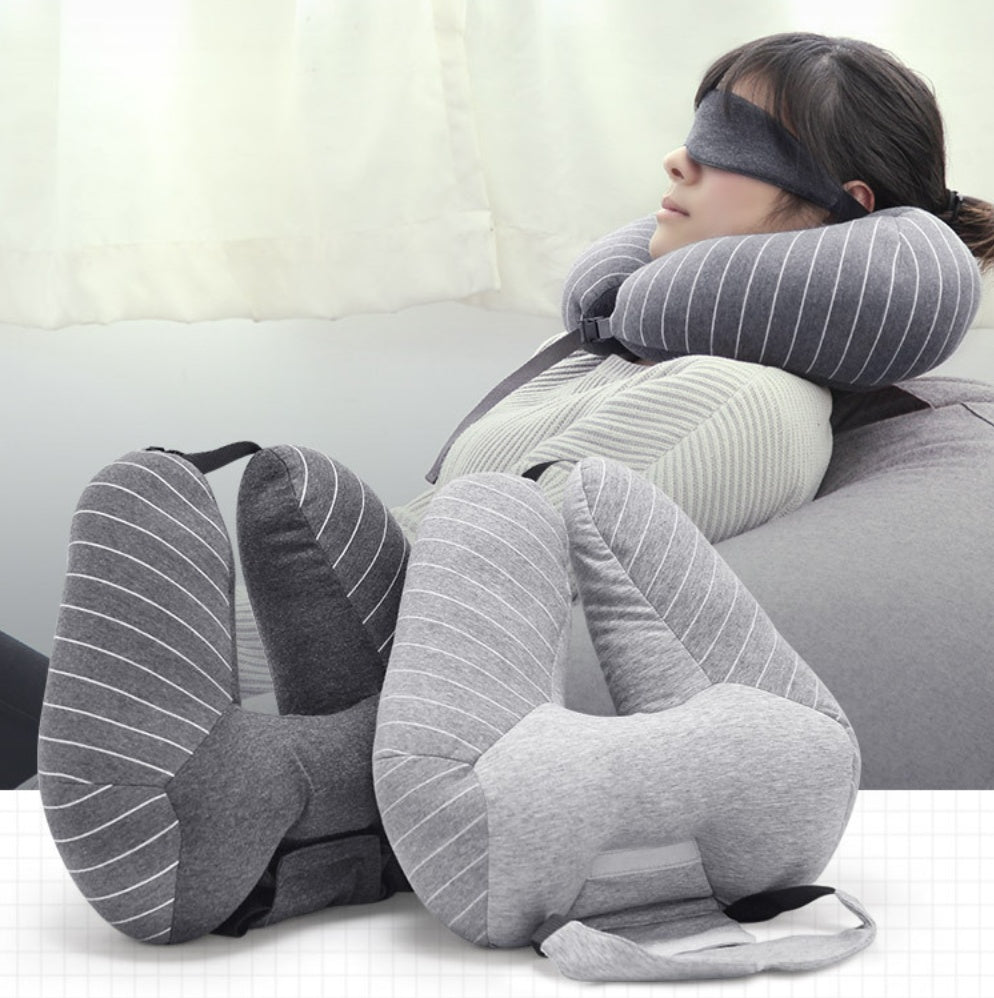  U-Shaped Travel Pillow – Foam Particle Neck & Lumbar Support
global-swanky 1