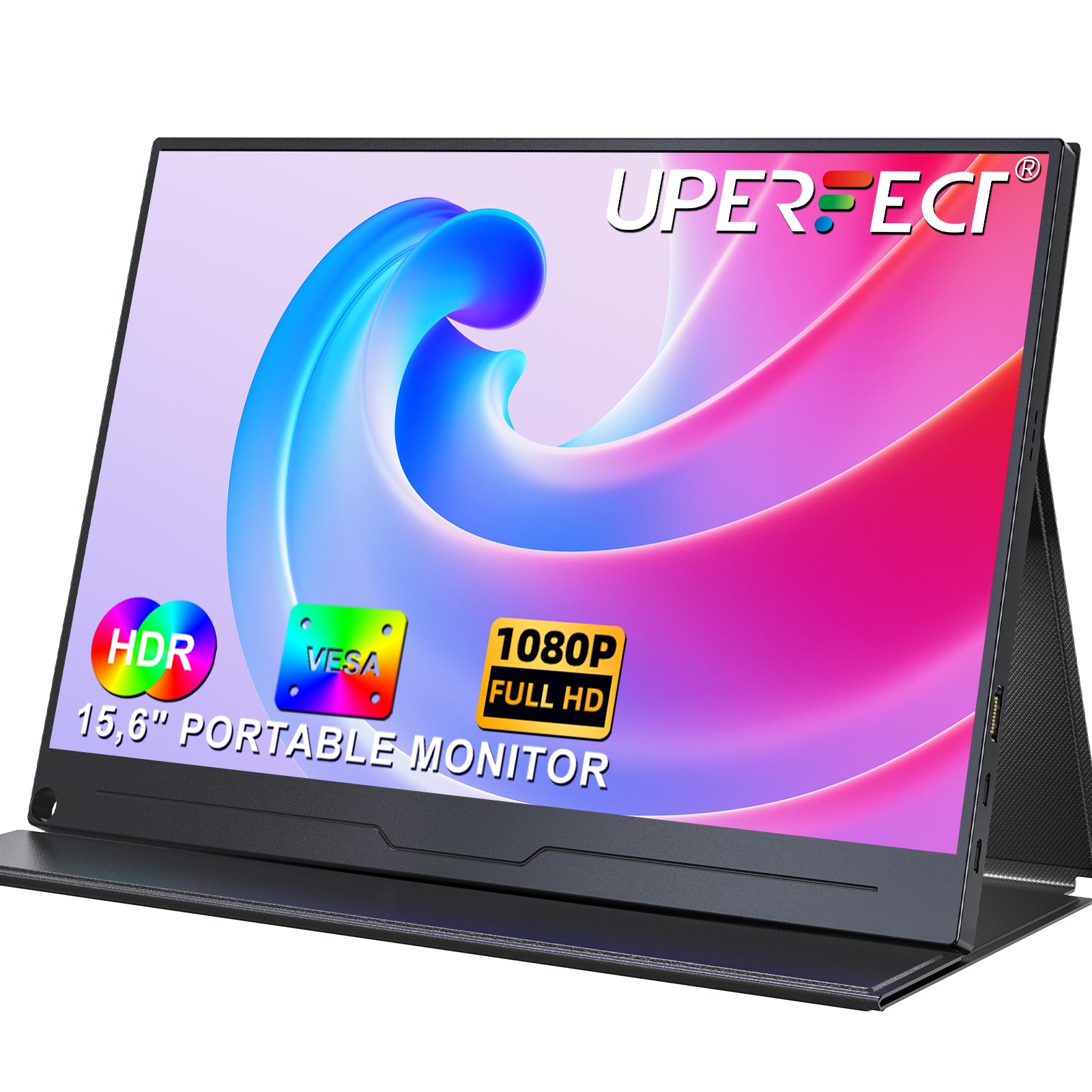 UPERFECT 15.6 Inch Portable Monitor for Laptop PC Phone Travel Global swanky 1