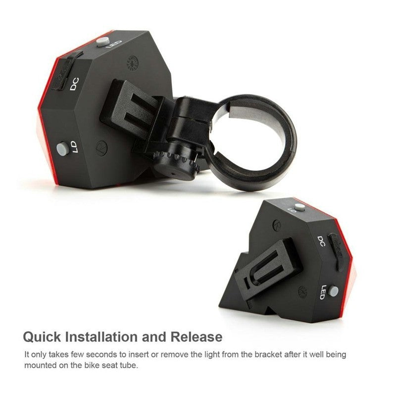 USB Charging Bicycle Tail Light Enhance Safety Warning Light
global-swanky 3