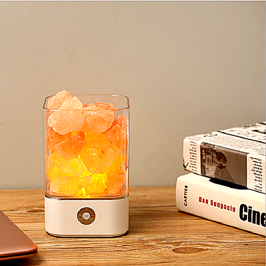 USB Crystal Salt Lamp LED Light Perfect for Home and Office globalswanky 03
