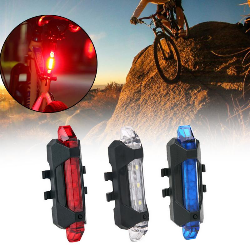 USB LED Bike Bicycle Light for Mountain Cycle Safety Kit Sets Global swanky 1