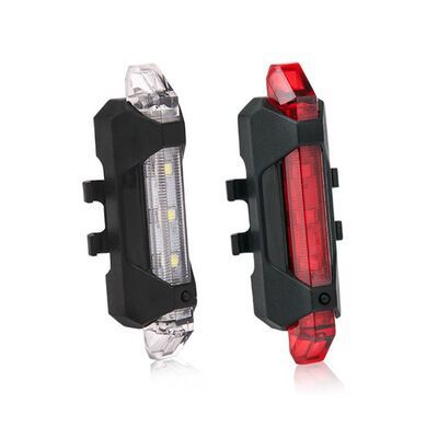 USB LED Bike Bicycle Light for Mountain Cycle Safety Kit Sets Global swanky 3