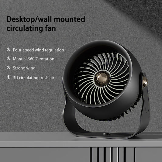 USB Rechargeable Desktop Fan for Office Home Desk Cooling Use GLOBALSWANKY 01